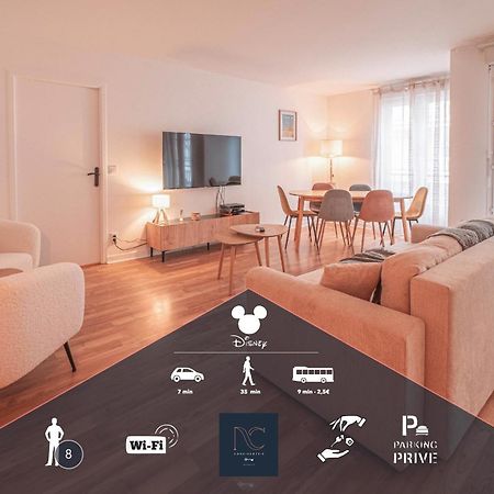 *Disneyland-Paris* 8Pers, Wifi, 2 Parkings 塞里斯 外观 照片